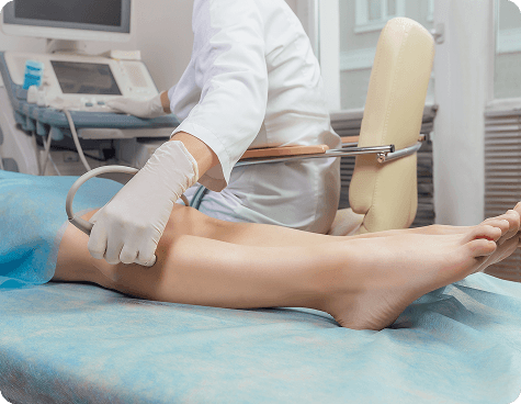 How is DVT diagnose image